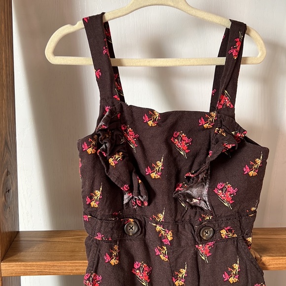 Girls Coverall Floral Print - Picture 2 of 6